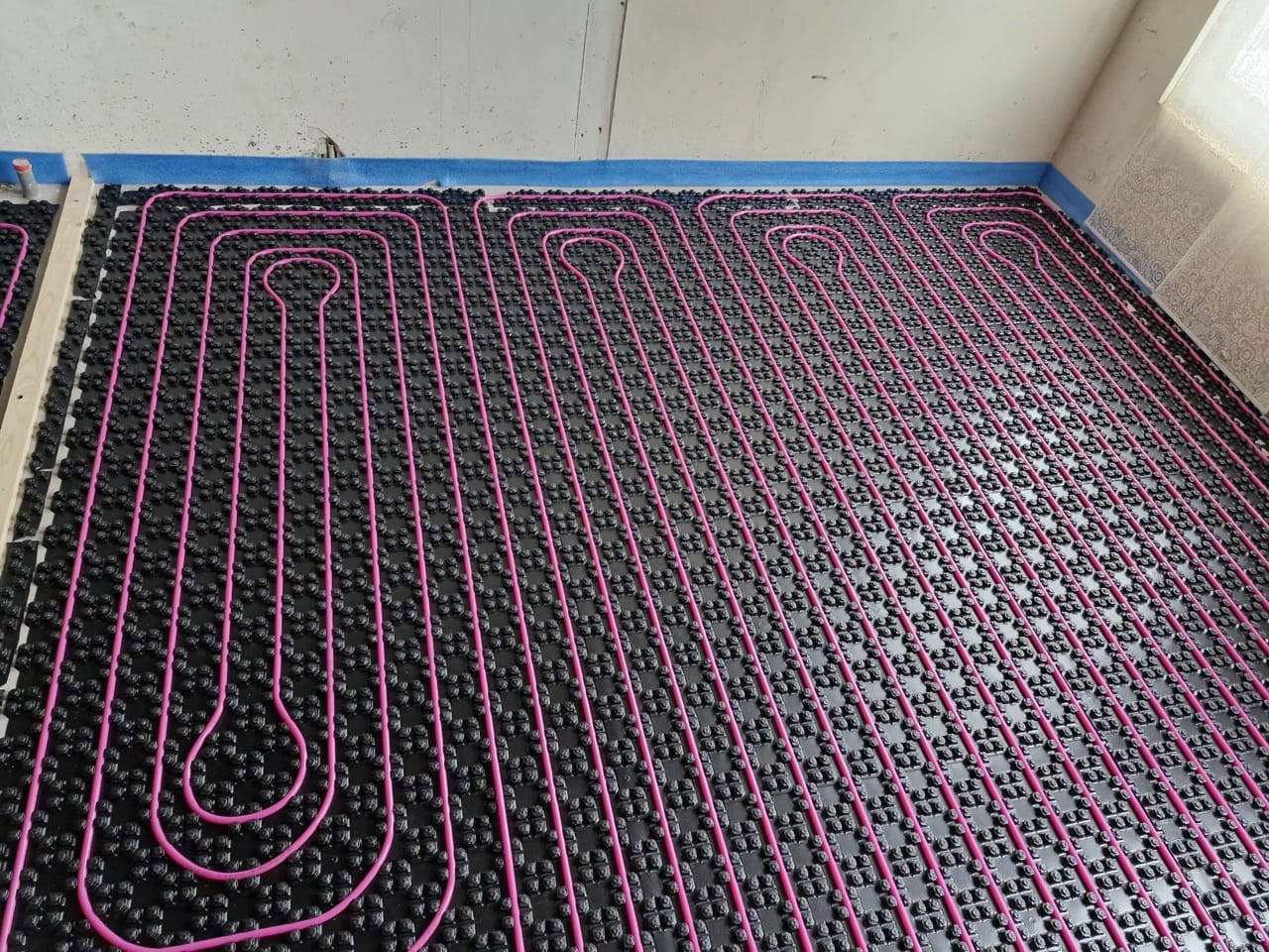 Vloerverwarming infrezen