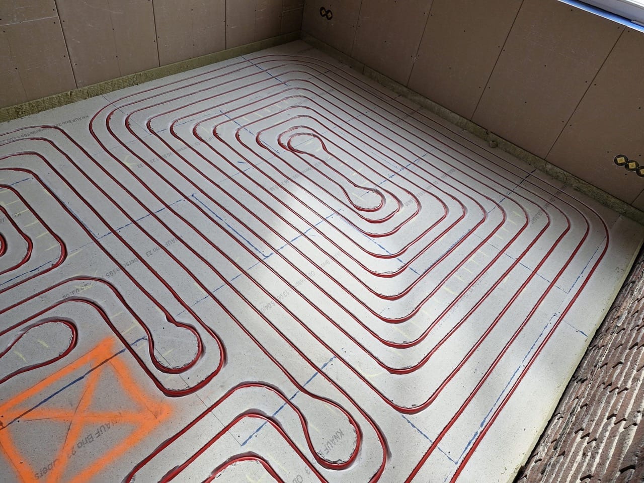 Vloerverwarming Houten